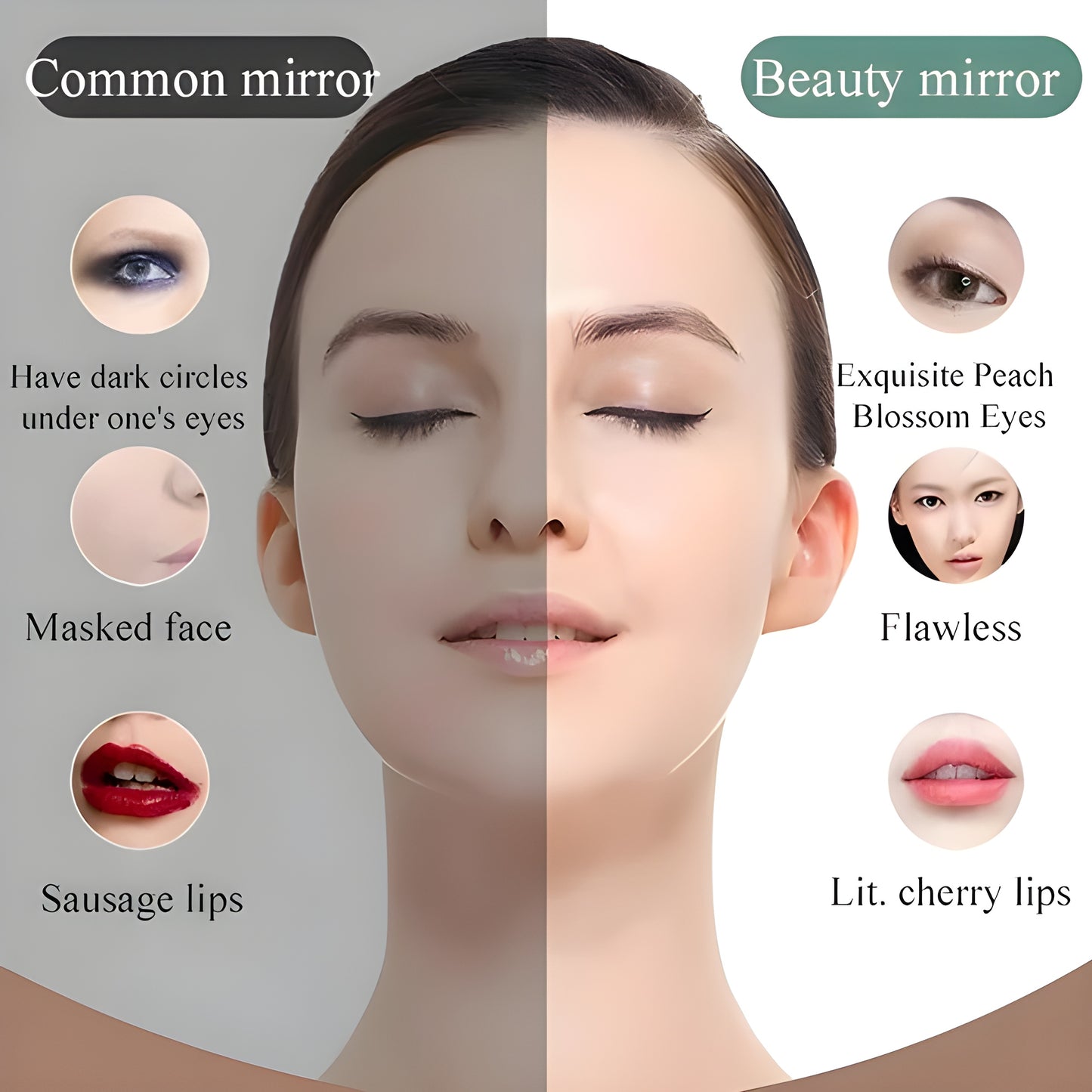 Glamouré™ Portable Makeup Bag with LED Mirror