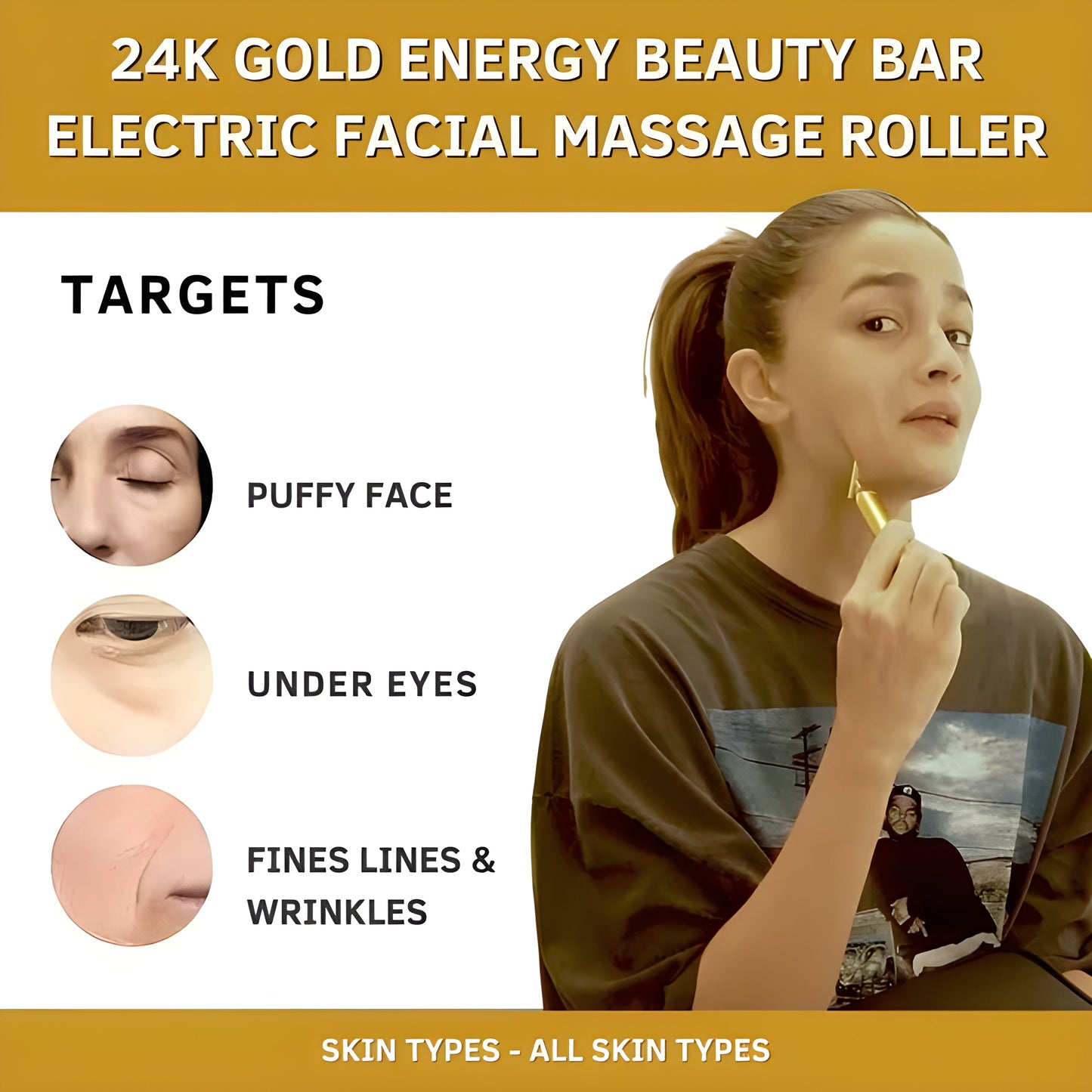GlowBar™ Electric Facial Massage Roller
