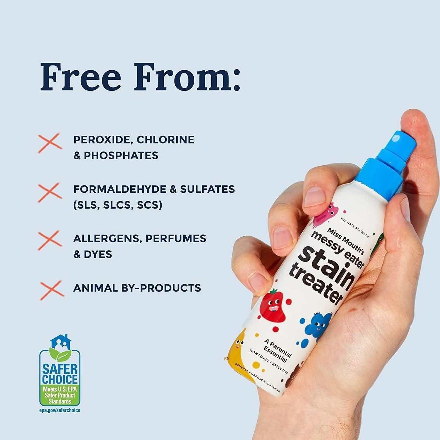 Miss Mouth's Messy Eater Stain Treater Spray - 100ml (Pack Of 2)